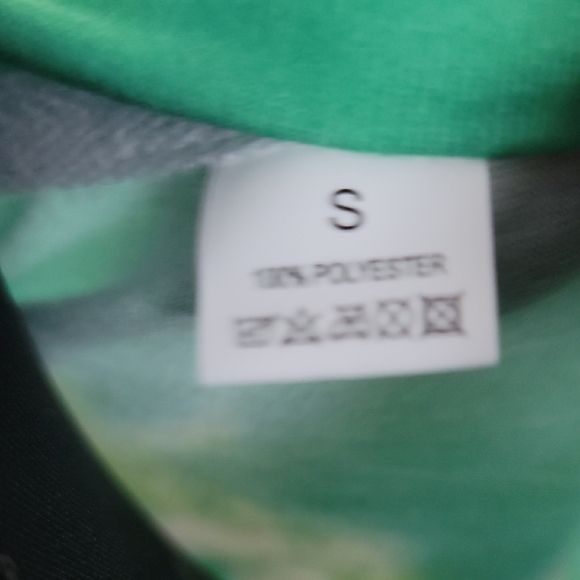 Vibrant Green Tie-Dye Shirt - Picture 7 of 12